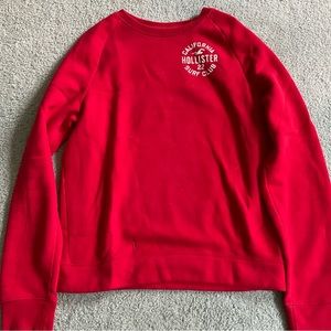Red Hollister Crewneck